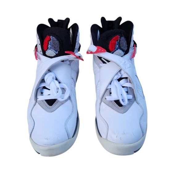 Air Jordan 8 Retro Bugs Bunny 305381-103 Sneakers Shoes White Red Grey 9.5 - Picture 3 of 11
